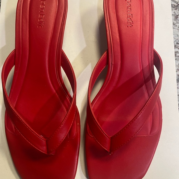 Shoes - Red Women's Nordstrom/Open Edit Sandals